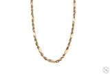 14K Yellow Gold Solid Figarope Link Chain 22 Inches 3mm 70584