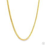 14K Yellow Gold Solid Franco  16 Inches 2mm 70736 - Image 1