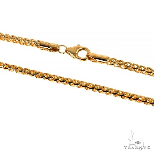 14K Gold Solid Franco Chain 20 Inches 2.8mm 70684 - Image 2