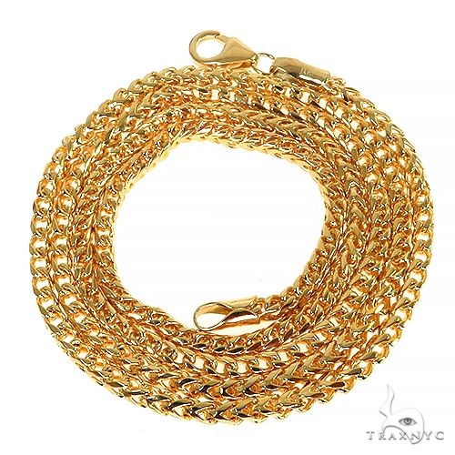 14K Gold Solid Franco Chain 20 Inches 2.8mm 70684 - Image 3