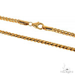 14K Yellow Gold Solid Franco Chain 22 Inches 2.6mm   67954 - Image 2