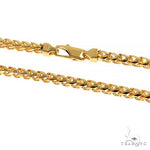 14K Yellow Gold Solid Franco Chain 22 Inches 4mm   67957 - Image 2