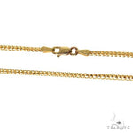 14K Yellow Gold Solid Franco Chain 24 Inches 2mm   67684 - Image 3