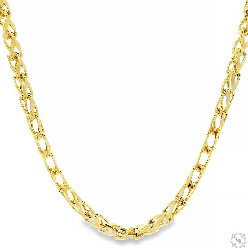 14K Yellow Gold Solid Franco Chain 24 Inches 3.5mm 67958 - Image 1