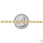 14K Yellow Gold Solid Franco Chain 24 Inches 3.5mm 67958 - Image 4