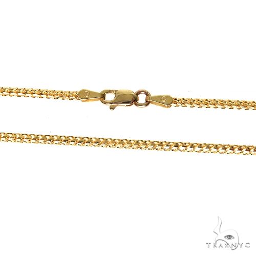 14K Yellow Gold Solid Franco Chain 28 Inches 2mm   67686 - Image 3