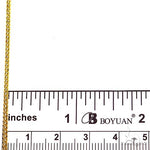 14K Yellow Gold Solid Franco Chain 28 Inches 2mm   67686 - Image 4