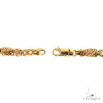 14K Yellow Gold Solid Greek Key Link Chain 20 Inches 5.5mm   68102 - Image 6