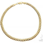14K Yellow Gold Solid Miami Cuban Link Bracelet 8 Inches 3.5 mm   65582 - Image 1