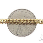 14K Yellow Gold Solid Miami Cuban Link  24 Inches 4mm 65917 - Image 4