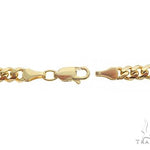 14K Yellow Gold Solid Miami Cuban Link  24 Inches 4mm 65917 - Image 5