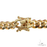 14K Yellow Gold Solid Miami Cuban Link Chain 26 Inches 7mm   66529 - Image 5