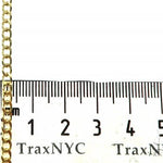 14K Yellow Gold Thin Solid Curb Link  Chain 3mm 18 Inches 65976 - Image 6