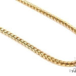 14K Yellow Gold Solid Thin Franco Chain 22 Inches 1.6mm   67977 - Image 1