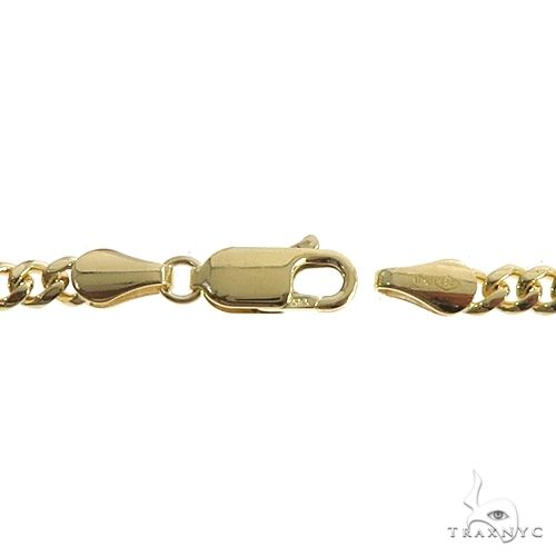 14K Yellow Gold Solid Thin Miami Cuban Link  20 Inches 3.5mm   65898 - Image 4