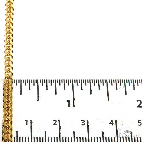 14k Yellow Gold Solid  Miami Cuban Link Chain 24 Inches 3.5mm 65675 - Image 6