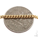 14K Yellow Gold Solid Thin Miami Cuban Link Chain 26 Inches 3mm   65273 - Image 4