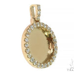 14K Yellow Gold Sweet Memories Collection Mini Diamond Photo Pendant 66262 - Image 2