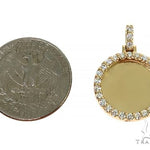 14K Yellow Gold Sweet Memories Collection Mini Diamond Photo Pendant 66262 - Image 5