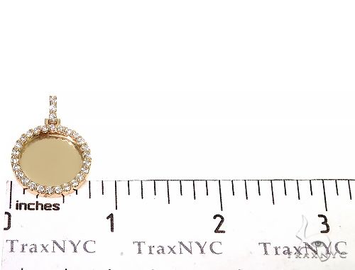 14K Yellow Gold Sweet Memories Collection Mini Diamond Photo Pendant 66262 - Image 6