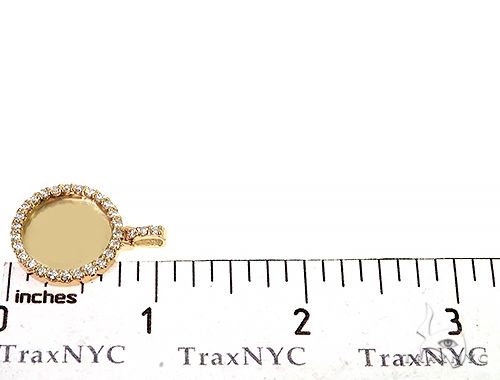 14K Yellow Gold Sweet Memories Collection Mini Diamond Photo Pendant, photo 7 of 8