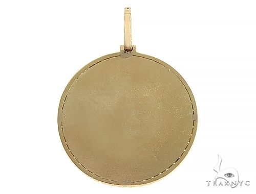 14K Yellow Gold Sweet Memories Collection Diamond Photo Pendant 66282 - Image 3