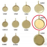 14K Yellow Gold Sweet Memories Collection Diamond Photo Pendant 66282 - Image 6