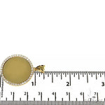 14K Yellow Gold Sweet Memories Collection Diamond Photo Pendant 67368 - Image 6