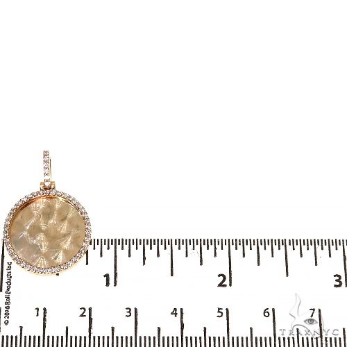 14K Yellow Gold Sweet Memories Collection Diamond Photo Pendant, photo 5 of 6