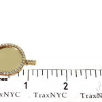 14K Yellow Gold Sweet Memories Collection Medium Diamond Photo Pendant 66278 - Image 7