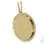14K Yellow Gold Sweet Memories Collection Medium Diamond Photo Pendant 66280 - Image 2
