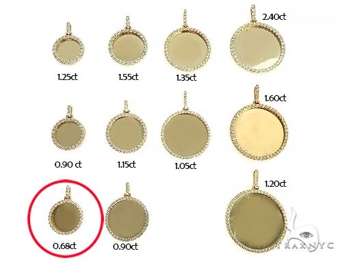 14K Yellow Gold Sweet Memories Collection Mini Diamond Photo Pendant 66262 - Image 8