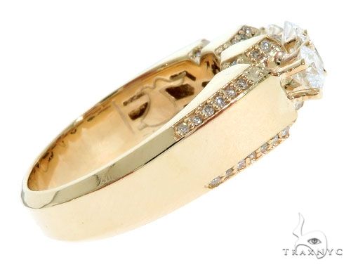 14K Yellow Gold TraxNYC 5-Stone Diamond Ring 61477 - Image 3