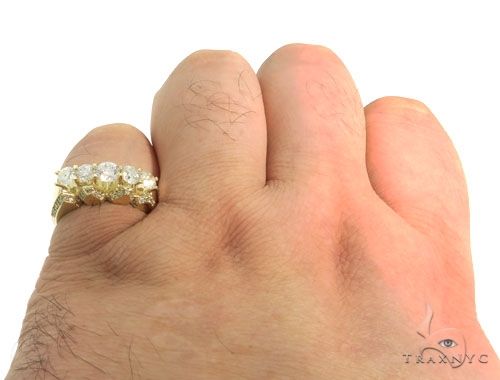 14K Yellow Gold TraxNYC 5-Stone Diamond Ring, photo 7 of 7