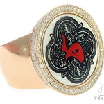 14K Yellow Gold TraxNYC Diamond Photo Ring 65762 - Image 3