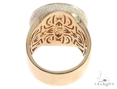 14K Yellow Gold TraxNYC Diamond Photo Ring 65762 - Image 5