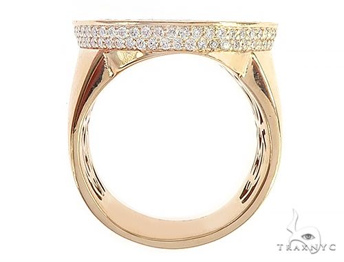 14K Yellow Gold TraxNYC Diamond Photo Ring 65762 - Image 6