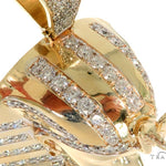 Pharaoh King Tut Diamond Pendant 57679 - Image 5