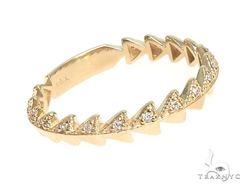 14K Yellow, or White Gold Diamond Fashion Ring 66127 - Image 1