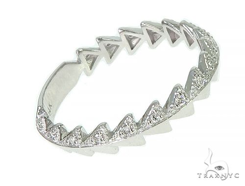 14K Yellow, or White Gold Diamond Fashion Ring 66127 - Image 2