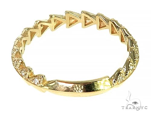 14K Yellow, or White Gold Diamond Fashion Ring 66127 - Image 3