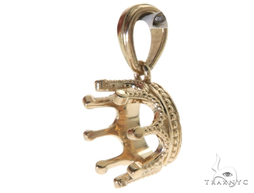 14K Crown Charm Pendant 57701 - Image 2