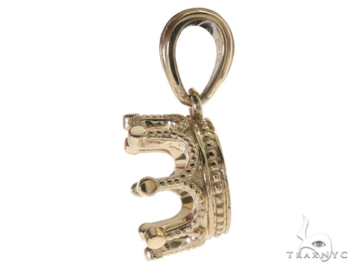 14K Crown Charm Pendant 57701 - Image 3