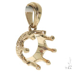 14K Crown Charm Pendant 57701 - Image 4