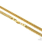 14k Yellow gold Hollow Franco Link Chain 4.5mm  26 Inches   65555 - Image 1