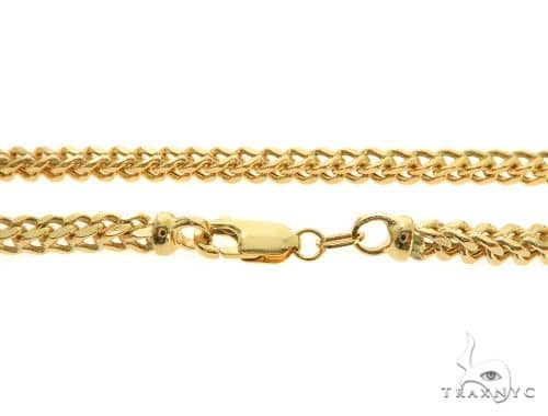 14k Yellow gold Hollow Franco Link Chain 4.5mm  26 Inches   65555 - Image 3