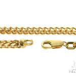 14k Yellow gold Hollow Franco Link Chain 4.5mm  26 Inches   65555 - Image 4