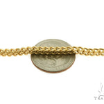 14k Yellow Gold Hollow Franco Link Chain  3.5mm 26 Inches  57294 - Image 3