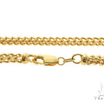 14k Yellow Gold Hollow Franco Link Chain  3.5mm 26 Inches  57294 - Image 4