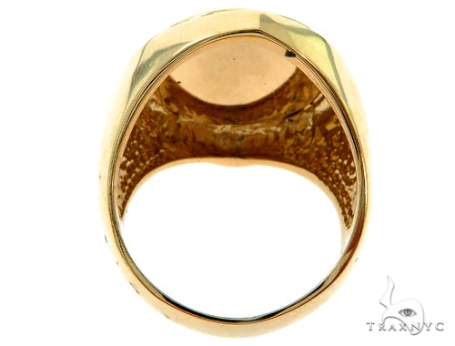 14KY Prong Diamond Gorilla Face Band 57262 - Image 5